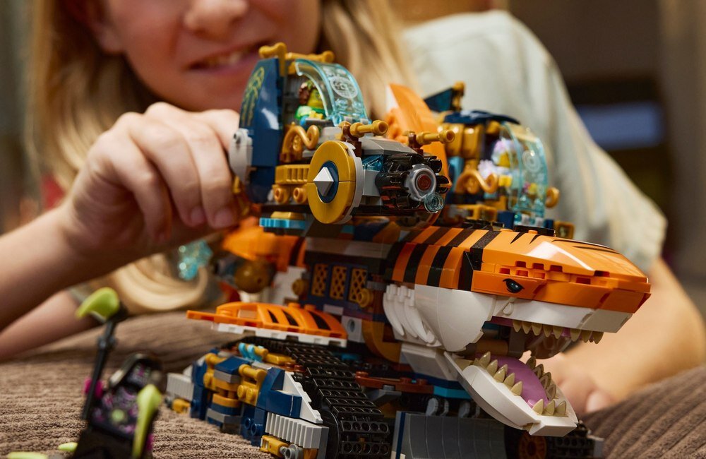 LEGO 71515 DREAMZzz Rekinoczołg tygrysi  18 cm wysokości, 18 cm długości i 40 cm szerokości prezent seria kolekcja
 