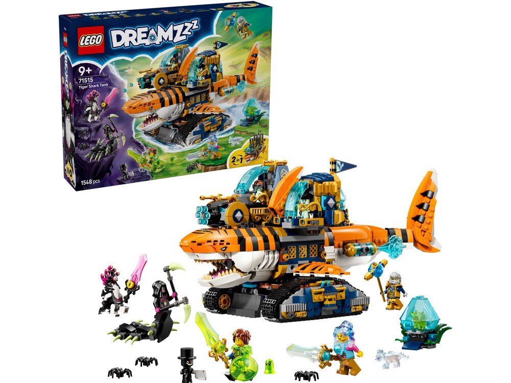 LEGO 71515 DREAMZzz Rekinoczołg tygrysi  Zestaw