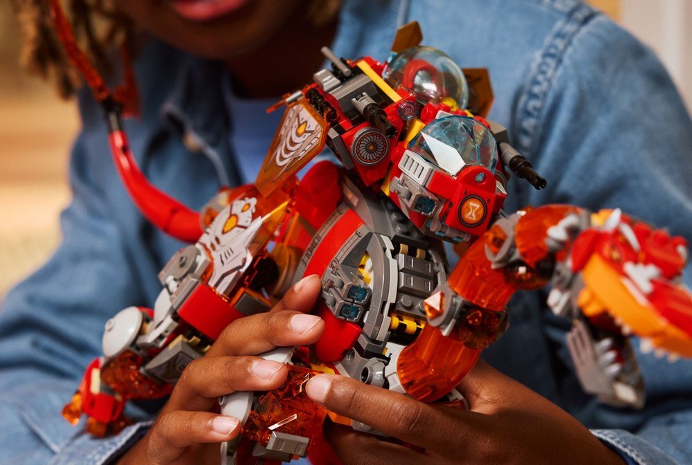 LEGO 71514 DREAMZzz Dinostatek kosmiczny prezent seria kolekcja 23 cm wysokości, 44 cm szerokości i 14 cm głębokości
 