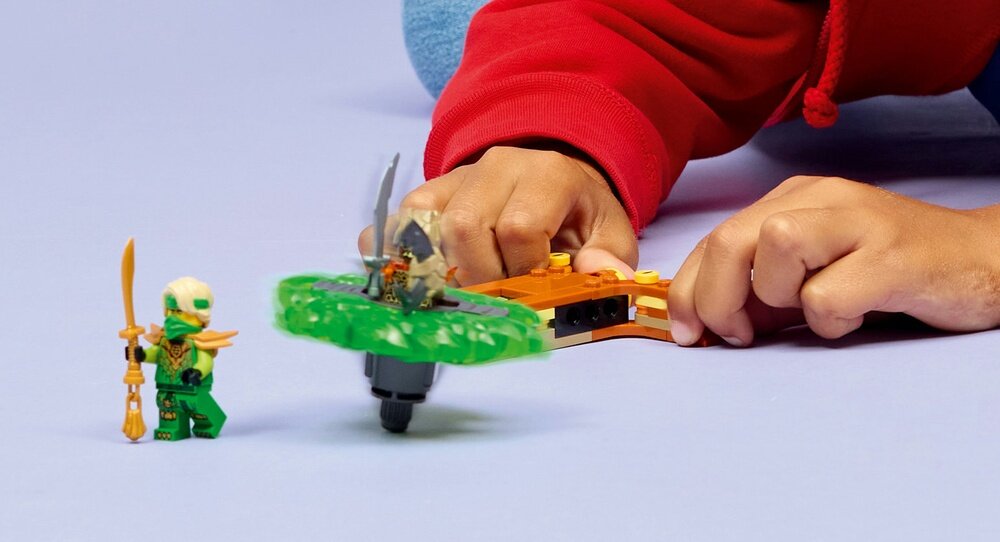 LEGO 71850 NINJAGO Lloyd kontra ziemny potwór na spinnerze elementy opis konstrukcji wiek 