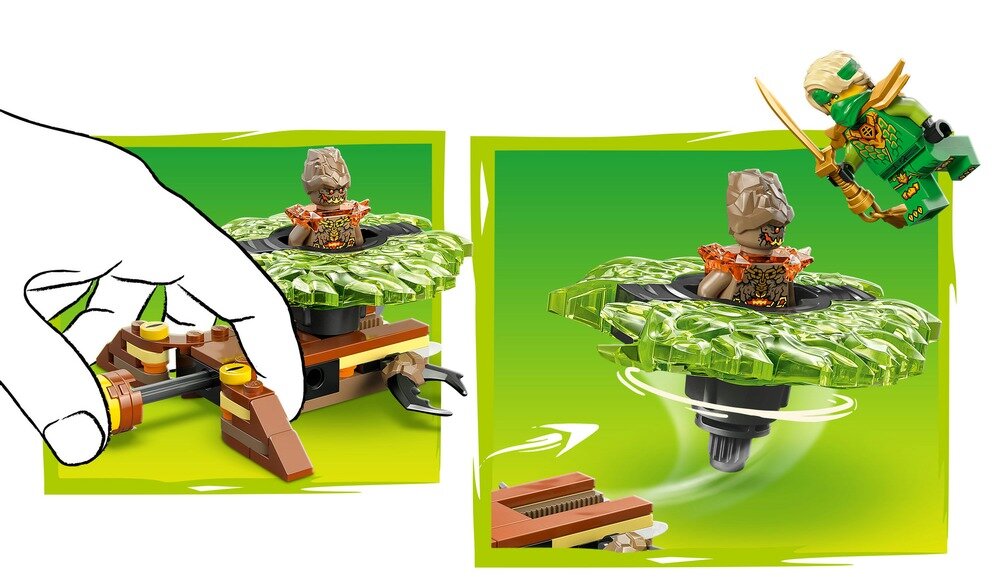 LEGO 71850 NINJAGO Lloyd kontra ziemny potwór na spinnerze prezent seria kolekcja
 