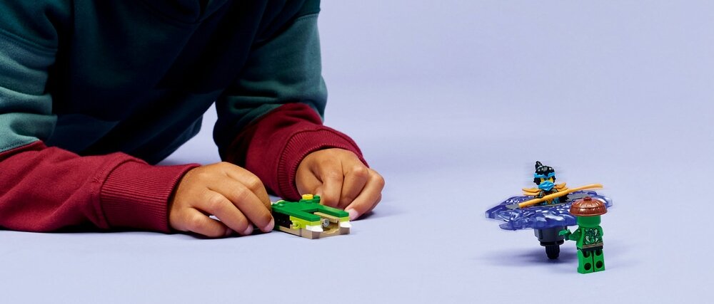 LEGO 71849 NINJAGO Nya kontra zmutowany potwór na spinnerze  elementy opis konstrukcji wiek
 