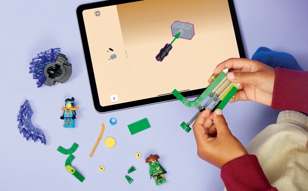 LEGO 71849 NINJAGO Nya kontra zmutowany potwór na spinnerze zdolności manualne rozwój dziecka koordynacja umiejętności wyobraźnia 
  