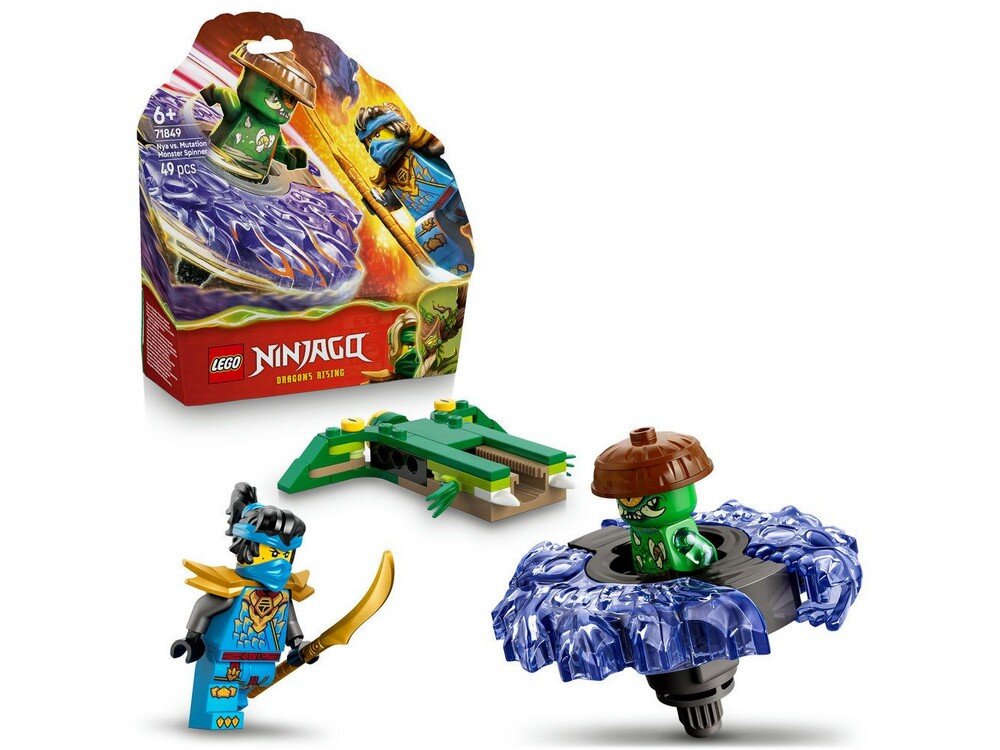 LEGO 71849 NINJAGO Nya kontra zmutowany potwór na spinnerze Zestaw  
