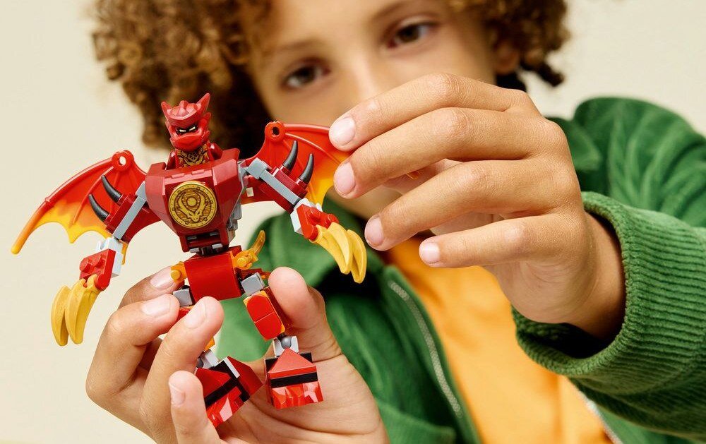 LEGO 71851 NINJAGO Smok-mech Kaia - Zestaw bitewny  9 cm  obracany o 360 stopni