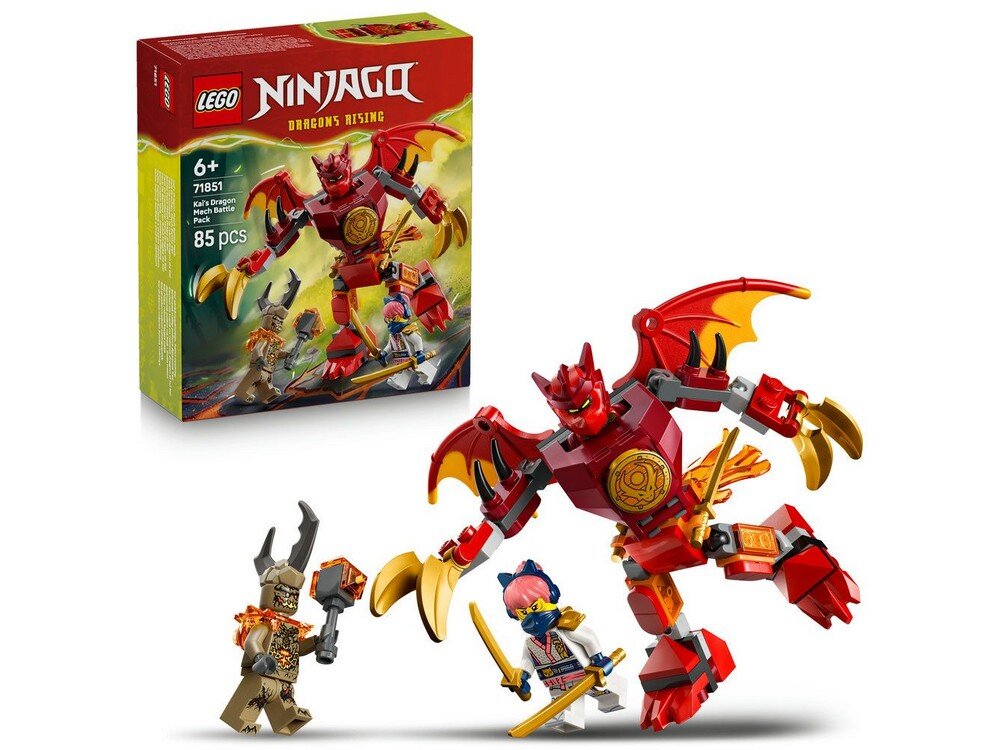 LEGO 71851 NINJAGO Smok-mech Kaia - Zestaw bitewny Zestaw 