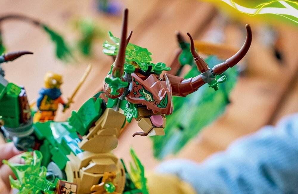 LEGO 71859 NINJAGO Smok Życia 28 cm wysokości, 38 cm długości i 55 cm szerokości prezent seria kolekcja
 