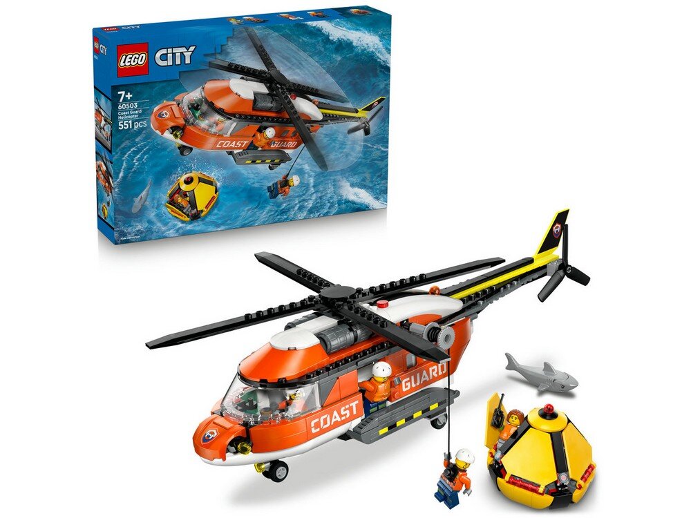LEGO 60503 City Helikopter straży przybrzeżnej Zestaw  