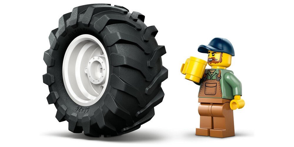 LEGO 60498 City Traktor w turkusowym kolorze minifigurka rolnika  