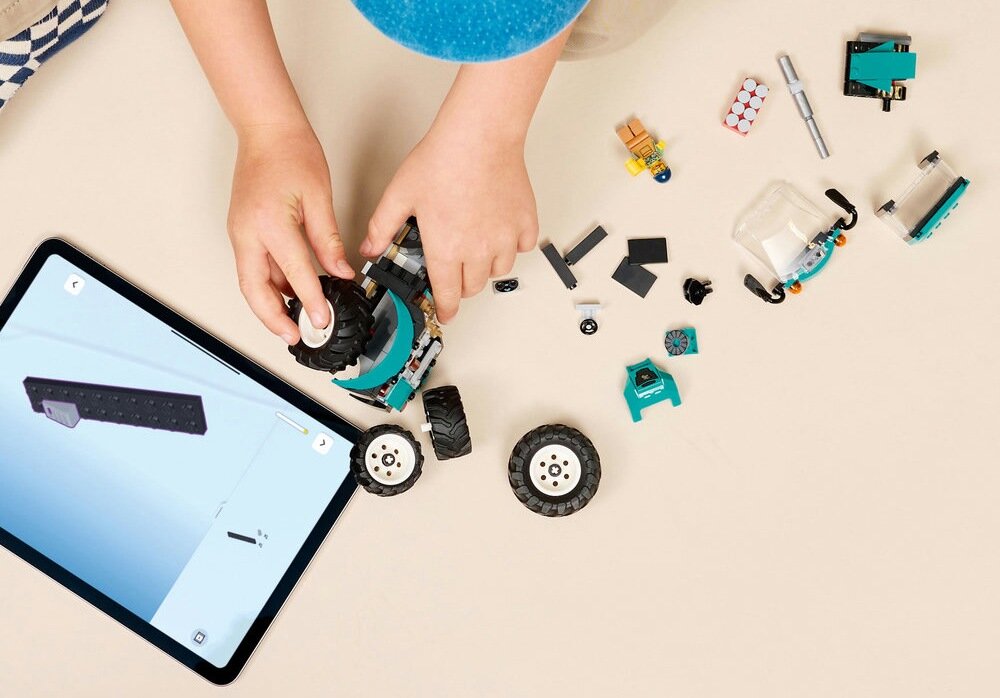 LEGO 60498 City Traktor  zdolności manualne rozwój dziecka koordynacja umiejętności wyobraźnia 
 