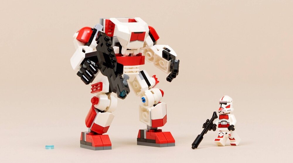 LEGO 75448 Star Wars Mech klona Shock Troopera   kv lifestyle początek opisu sekcja nagłówkowa