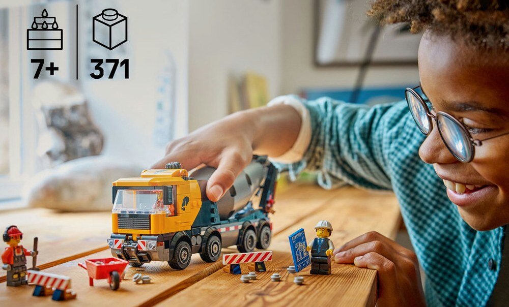 LEGO 60478 City Betoniarka  elementy opis konstrukcji wiek
