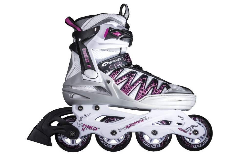 Łyżworolki SPOKEY Halo II (rozmiar 40) poprawia kondycję fizyczną mnóstwo satysfakcji wykonany z dbałością o najmniejszy szczegół dokładne przeszycia wysokiej jakości materiały