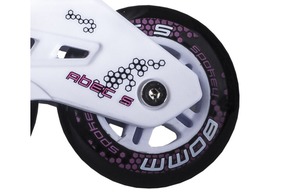 Łyżworolki SPOKEY Halo II (rozmiar 40) kółka o średnicy 80 mm i twardości 82A łożyska ABEC 5 Carbon płoza PP bardzo elastyczna