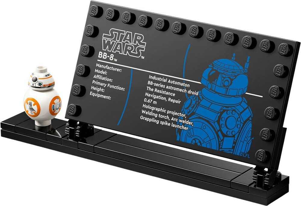 LEGO 75452 Star Wars Droid astromechaniczny BB-8  figurka tabliczka