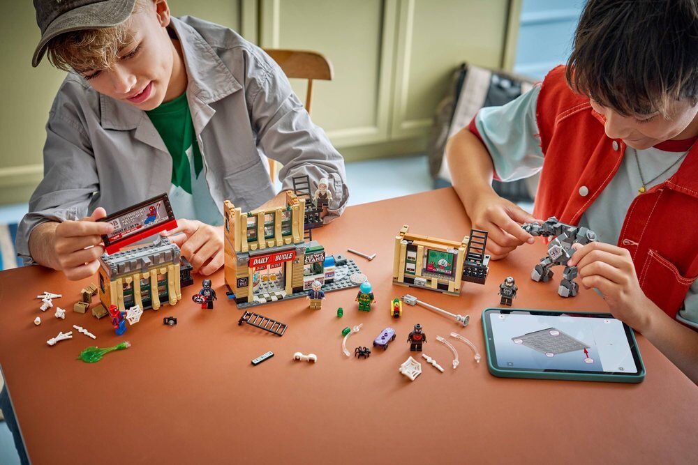 LEGO 76342 Marvel Spider-Man kontra Mysterio: Daily Bugle zdolności manualne rozwój dziecka koordynacja umiejętności wyobraźnia 
  