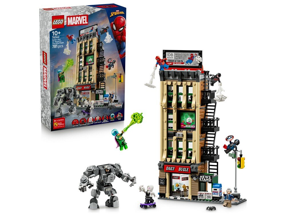 LEGO 76342 Marvel Spider-Man kontra Mysterio: Daily Bugle  Zestaw 
