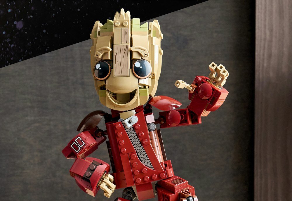 LEGO 76341 Marvel Groot w stroju Ravagera  25 cm wysokości prezent seria kolekcja
 