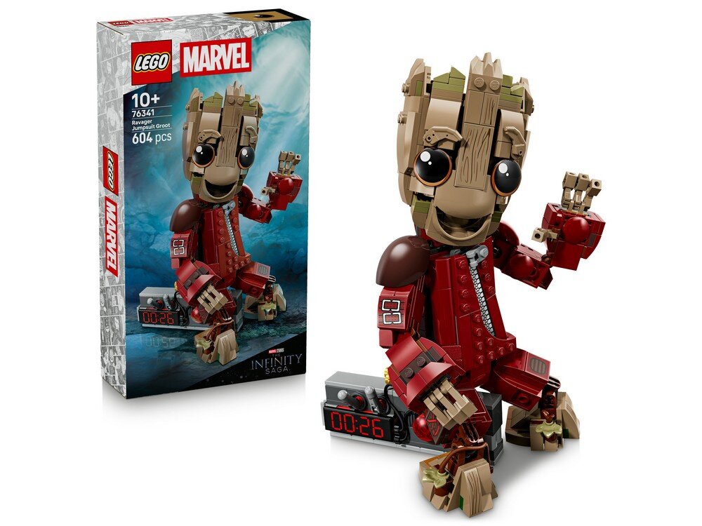LEGO 76341 Marvel Groot w stroju Ravagera Zestaw 