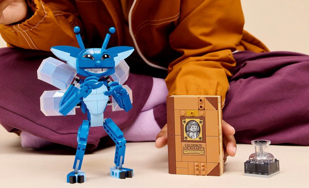 LEGO 76461 Harry Potter Chochlik Kornwalijski akcesoria książka butelka