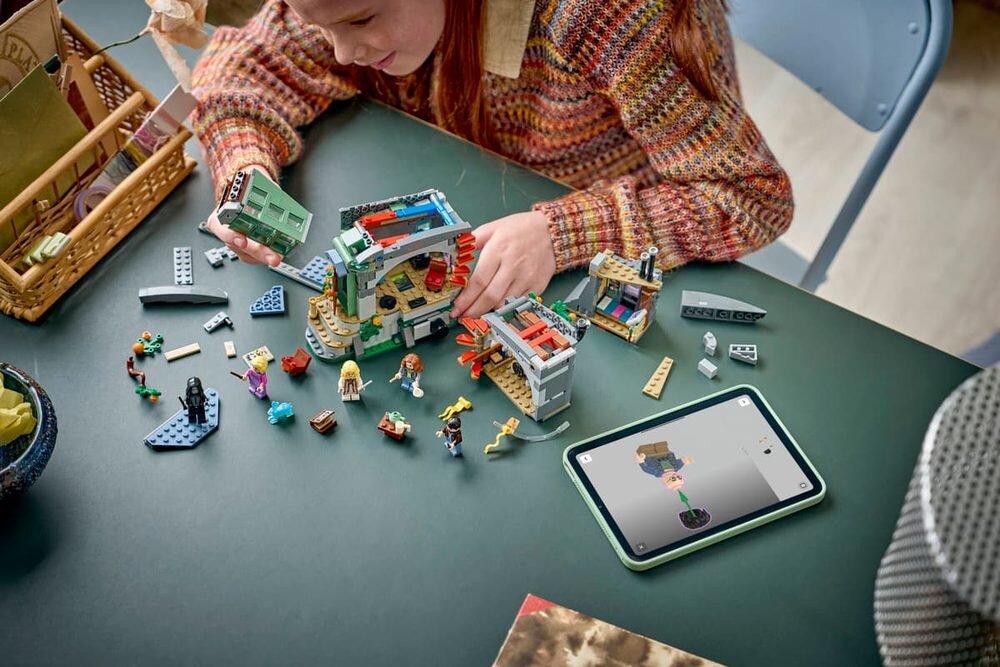 LEGO 76467 Harry Potter Dom Luny Lovegood  zdolności manualne rozwój dziecka koordynacja umiejętności wyobraźnia 
 