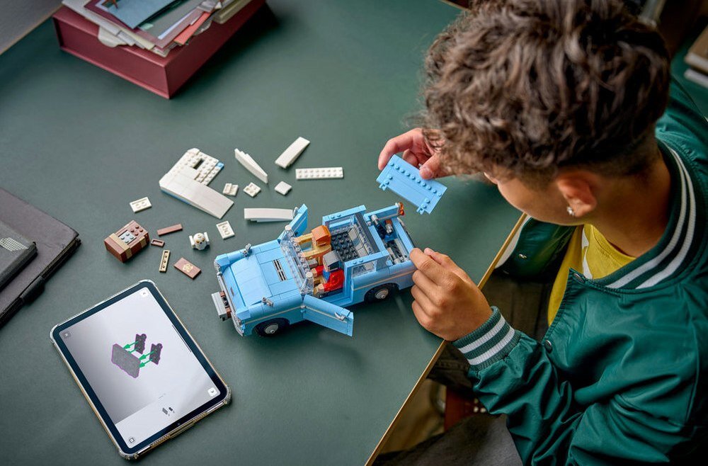 LEGO 76470 Harry Potter Zaczarowany Latający Ford Anglia zdolności manualne rozwój dziecka koordynacja umiejętności wyobraźnia 
  