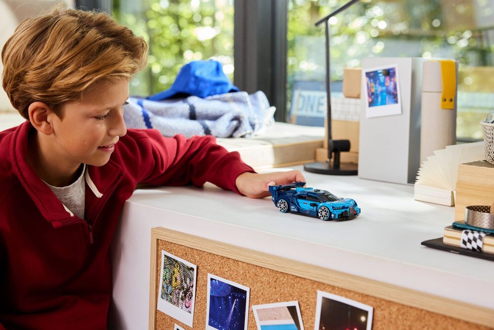LEGO 77253 Speed Champions Hipersamochód Sportowy Bugatti Vision GT  Gran Turismo elementy opis konstrukcji wiek
 