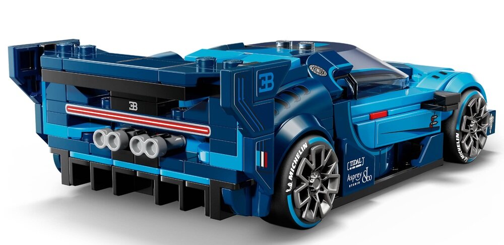 LEGO 77253 Speed Champions Hipersamochód Sportowy Bugatti Vision GT  gry wideo Gran Turismo z 2015 roku Michelin