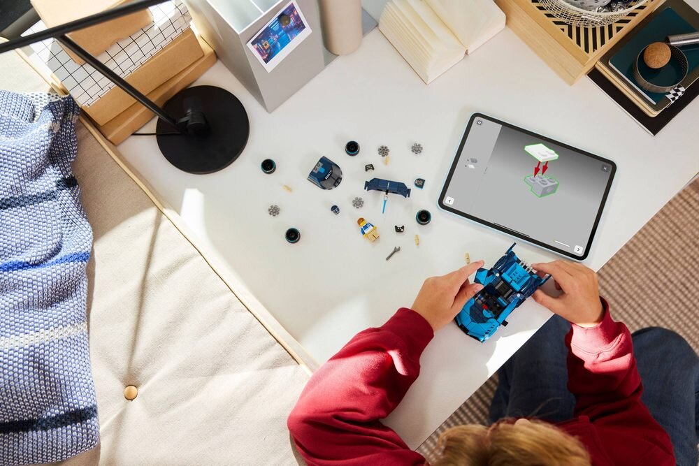 LEGO 77253 Speed Champions Hipersamochód Sportowy Bugatti Vision GT  zdolności manualne rozwój dziecka koordynacja umiejętności wyobraźnia 
 