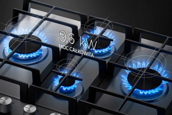 Samsung 4 silne palniki. Imponująca moc, której wymagasz