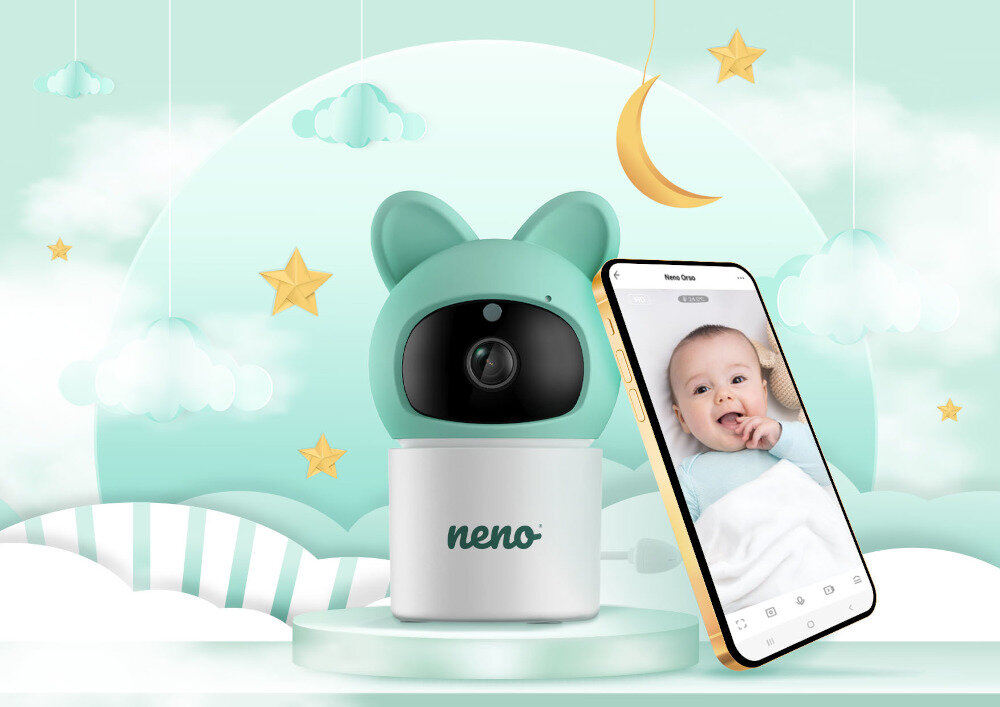 Niania elektroniczna NENO Orso wygląd design prezentacja wizualizacja Zadbaj o spokój