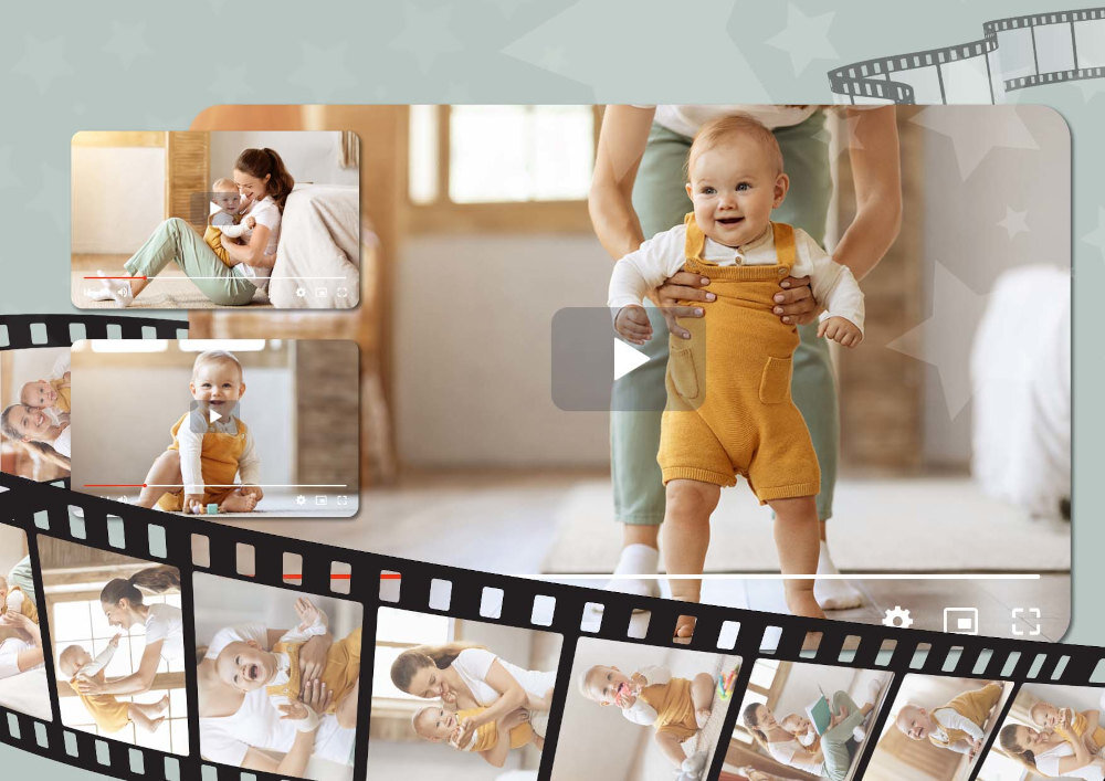 Niania elektroniczna NENO Orso Twórz zdjęcia i filmy zapis zdjęć i nagrań wideo w wysokiej jakości