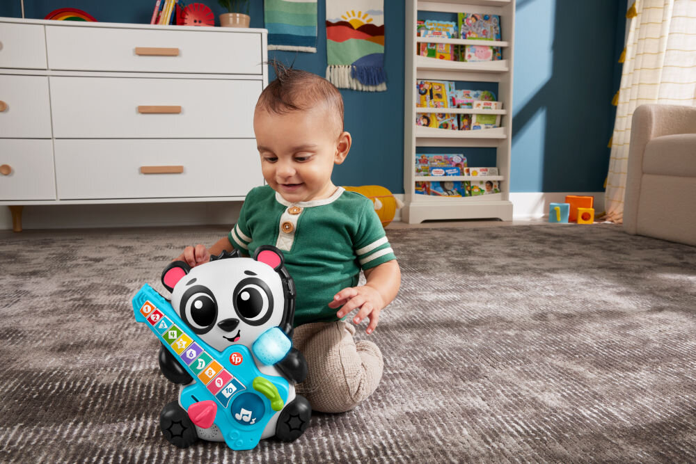 Zabawka interaktywna FISHER PRICE Link Squad Panda Liczenie i kształty HYL36 uroczy przyjaciel