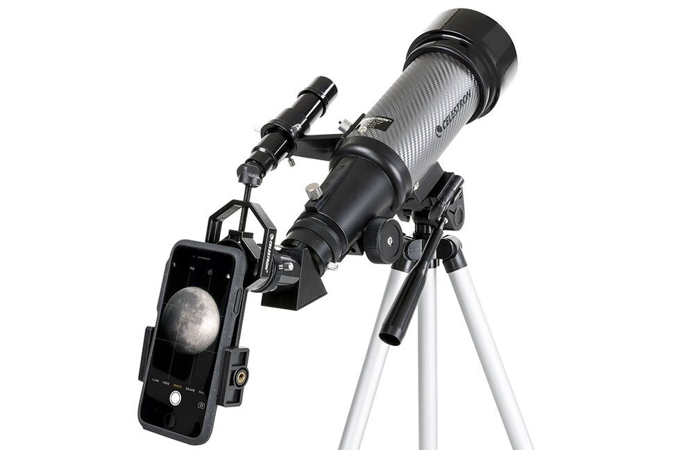 Teleskop CELESTRON Travel Scope 70 DX adapter ze smartfonem  