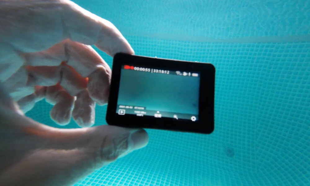 Kamera sportowa SJCAM SJ10 X Czarny obudowa wodoodporność wymiary wielkość głębokość