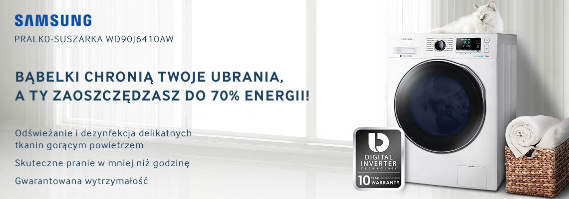 Pralka Samsung WW80J6410CW Eco Bubble 