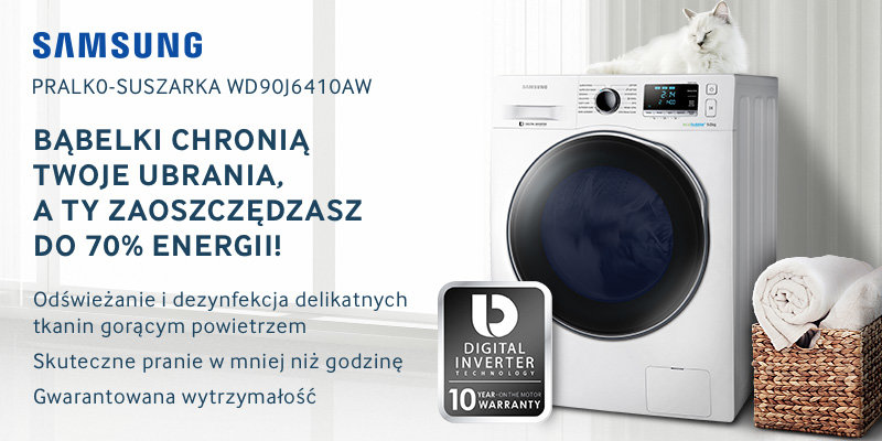 Pralka Samsung WW80J6410CW Eco Bubble