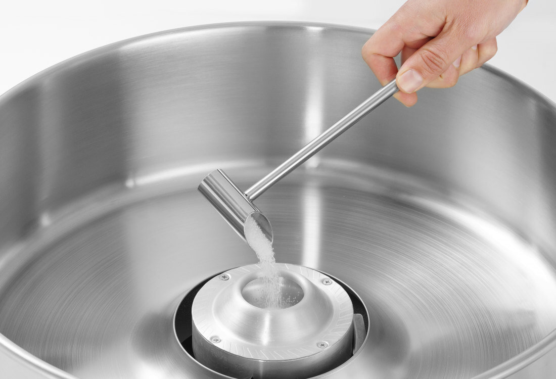 Maszyna do waty cukrowej HENDI 282731 Wygodna konstrukcja wymiary wysokość długość