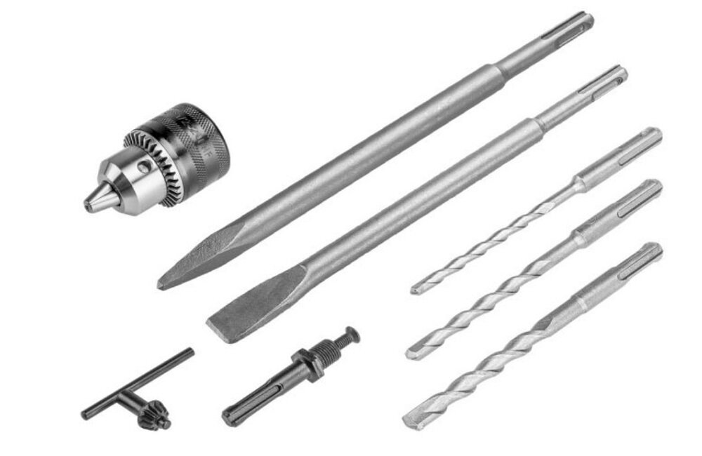 Młotowiertarka VERTO 50G369 Akcesoria wyposażenie