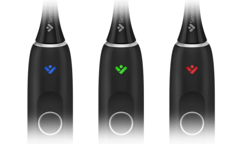 Szczoteczka soniczna TRUELIFE SonicBrush Clean70 UV Czarny Ochrona dzięki kontroli nacisku Czujnik SmartPressure sygnalizacja ochrona szkliwo pielęgnacja
