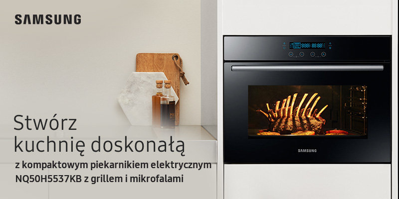 Kompaktowy piekarnik elektryczny z grillem i mikrofalami