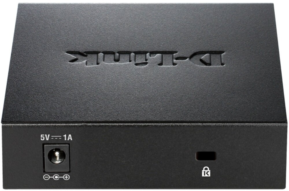 Switch D-LINK DGS-105 - Ekonomiczny i przyjazny środowisku Dobrze dopasowany pobór napięcia