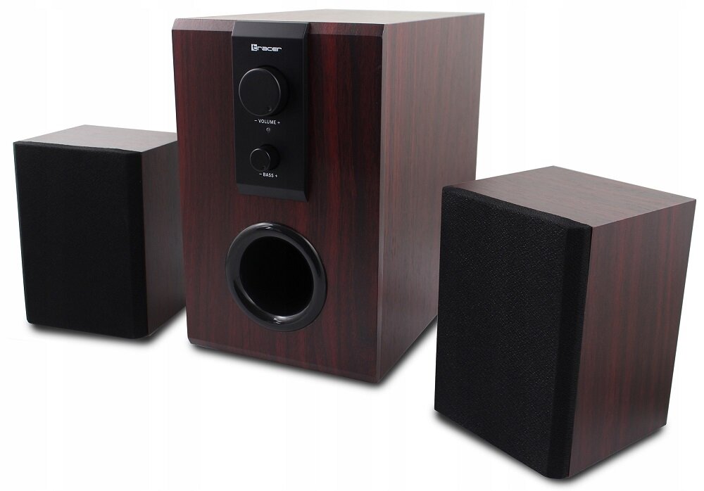 Głośniki TRACER 2+1 City szerokie pasmo przenoszenie dźwięku wysoka jakość dźwięku