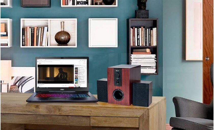 Głośniki TRACER 2+1 City złącze mini-jack 3,5mm kompatybilny zestaw