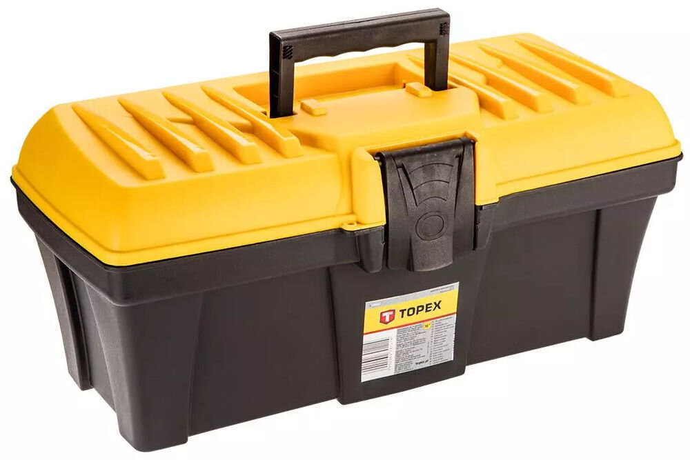 Skrzynka narzędziowa 16 TOPEX 79R121 wymiary 38x17x17 cm lekka przenośna