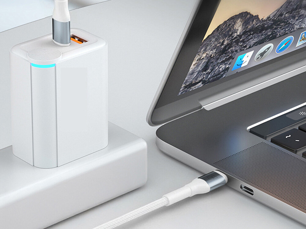 Kabel USB-C - Lightning 3MK Hyper Cable N-Series 20W 1 m Biały bezpieczny przesył danych, wysoka jakość, spełnienie wymaganych norm