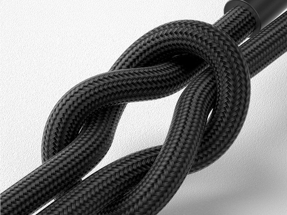 Kabel USB-C - USB-C 3MK Hyper Cable N-Series 100W 2 m Czarny bezpieczne i stabilne połączenie, solidny nylonowy splot, odporność na uszkodzenia