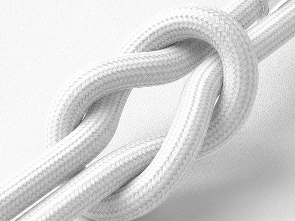 Kabel USB-C - USB-C 3MK Hyper Cable N-Series 100W 1 m Biały czysta energia, szybsze ładowanie, Power Delivery, ochrona urządzenia, stabilność