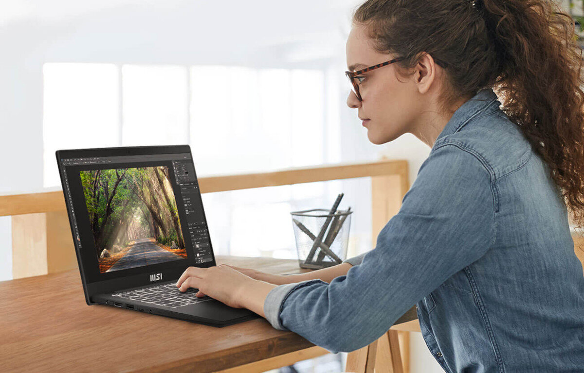 Laptop MSI Modern C12MO-868PL 14 IPS i5-1235U 16GB RAM 512GB SSD Windows 11 Home podzespoły procesor rdzenie taktowanie karta graficzna