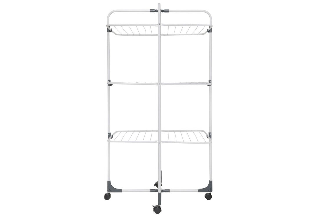 Suszarka na pranie VELKEA V300 Biały Trzypoziomowa wykonanie ze stali możlwości użytkowanie